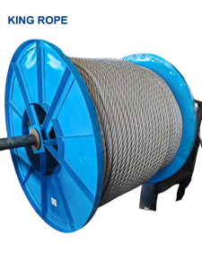 Cuerda <span class=keywords><strong>de</strong></span> <span class=keywords><strong>alambre</strong></span> <span class=keywords><strong>de</strong></span> acero galvanizado recubierto <span class=keywords><strong>de</strong></span> Pe <span class=keywords><strong>de</strong></span> alta resistencia a <span class=keywords><strong>precio</strong></span> <span class=keywords><strong>de</strong></span> fabricante para cabrestante <span class=keywords><strong>de</strong></span> grúa polipasto <span class=keywords><strong>de</strong></span> <span class=keywords><strong>amarre</strong></span> <span class=keywords><strong>de</strong></span> remolque 42mm 52mm - Product Image 5