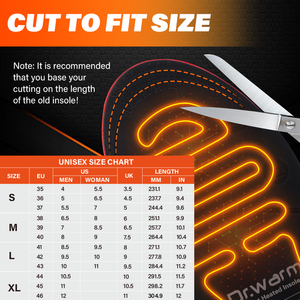 S-King, plantillas térmicas alimentadas por batería personalizadas, calentador de pies eléctrico con Control remoto para mujeres y hombres, para deportes, ciclismo, caza - Product Image 3