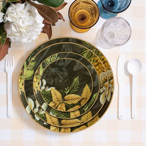 Vente en gros Offre Spéciale Décoration de restaurant Ensemble d'assiettes en porcelaine Ensemble de vaisselle de mariage - Product Image 1