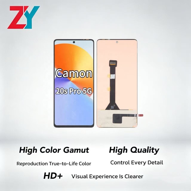 FOR Tecno Camon 20s Pro 5G OLED LCD Display Screen for Mobile Phone Repair Replacement 1 Year Warranty High Brightness 100%
