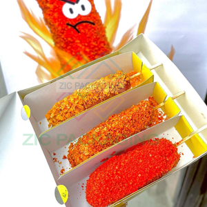 Shenzhen 1 3 <span class=keywords><strong>5</strong></span> adet kapaklı paket yapışmaz Waffle kutu beyaz Hotdog kağıt Hot <span class=keywords><strong>Dog</strong></span> yiyecek tepsisi - Product Image 3