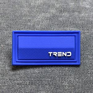 PVC Patch Custom Logo 3D Embossed Soft Rubber Silicone Label Velcro Heat Press for Clothing velcro <b>Sticker</b> logo - Product Image 1