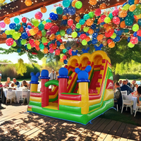 Vente flash : Combo gonflable en PVC, château gonflable coloré avec toboggan, aire de jeux pour enfants, parc sportif