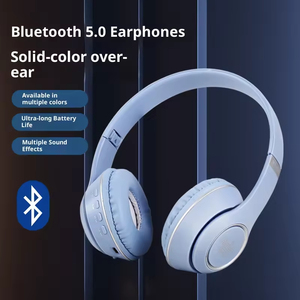 Wireless Blue Tooth Earphones Head Mounted Mobile <b>Phone</b> Subwoofer Gaming Gift Headset - Product Image 3