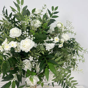 DKB Tela Artificial Rosa Boda Bola Decoración Multi-Ocasión Flor Centro de mesa Navidad Graduación Easter-OEM Bienvenido Uso en el hogar - Product Image 4