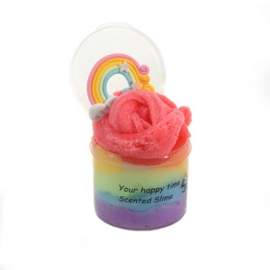 Slime nuageux avec paillettes étoiles, slime nuageux parfumé, jouet anti-stress pour enfants et adultes, slime mousseux et moelleux - Product Image 5