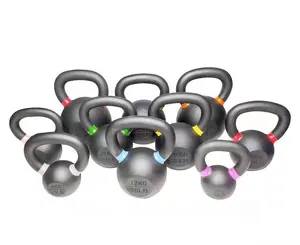 Gepoedercoat Gietijzeren Kettlebell, Ketel Bel