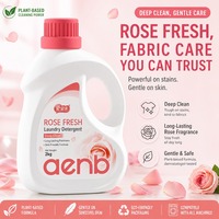 Détergent à lessive liquide écologique personnalisé OEM/ODM, formule haute mousse pour tous les vêtements, prix d'usine et marque privée