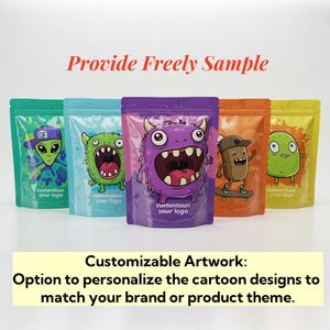 Bolsas Mylar Personalizadas de 3.5g a Prueba de Olores, Grado Alimenticio, con Cierre Hermético y Reutilizable para Almacenamiento de Gomitas y Comestibles - Product Image 3