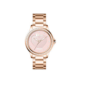 Heart Gleam Women's Fashion Watch Metal Band Quartz Movement Decorative Rhinestone Inlay <b>Case</b> <b>Water</b> Resistant Daily Party Wear - Product Image 1