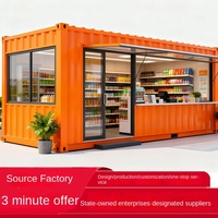 HangKangCM Boutique conteneurisée mobile, Maison conteneurisée pour sites touristiques et extérieurs, Boutique tendance, Supermarché, Personnalisation, Maison certifiée CE UE