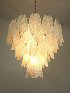 <span class=keywords><strong>Lustre</strong></span> <span class=keywords><strong>vintage</strong></span> en verre de <span class=keywords><strong>Murano</strong></span> italien, pétales de Rondini - Product Image 5