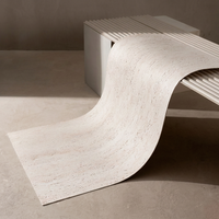 Pierre souple transfrontalière, style pierre de grotte romaine légère, grande dalle, pierre souple flexible, placage de porcelaine souple, impression 3D, pierre étoile et lune, pour extérieur