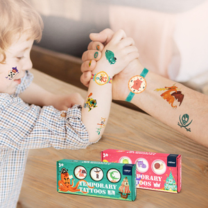 Tatouages temporaires lavables et sécuritaires pour enfants Mideer MD4041 - Autocollant Voyage Fantastique - Product Image 4