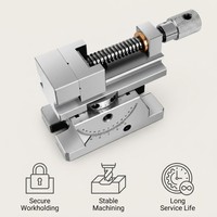 Étau de fraisage universel inclinable de précision pour assemblage industriel, en acier, réglable multi-angles, pince de maintien de pièce personnalisable OEM/ODM