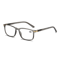 Lunettes de lecture KX005 fines à monture intégrale pour femmes, lunettes correctrices, charnière à ressort rouge, PC flexible, vente en gros, presbytie