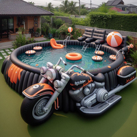 Piscine gonflable de grande taille pour adultes et enfants, design tendance, PVC, intérieur/extérieur, à vendre