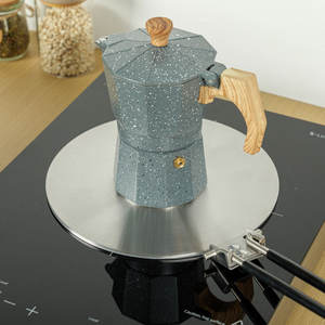 <span class=keywords><strong>Plaque</strong></span> chauffante alimentaire Cuisinière à <span class=keywords><strong>induction</strong></span> <span class=keywords><strong>Plaque</strong></span> de diffuseur de chaleur en métal <span class=keywords><strong>Adaptateur</strong></span> de <span class=keywords><strong>plaque</strong></span> à <span class=keywords><strong>induction</strong></span> avec poignée pliable - Product Image 5