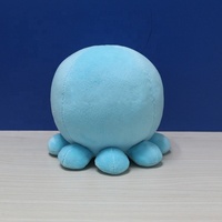 Jouet en peluche poulpe de style coréen mignon et très vendu, avec moustache/lunettes