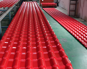 Tuiles de toiture ondulées en <span class=keywords><strong>PVC</strong></span> ASA modernes et traditionnelles, ignifuges, coupe-vent et imperméables, couleurs personnalisées pour hôtels, parcs, villas - Product Image 3