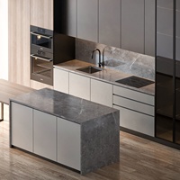PA nouveau modèle modulaire style moderne petite pièce pas cher prix tirer vers le bas armoires de cuisine portes