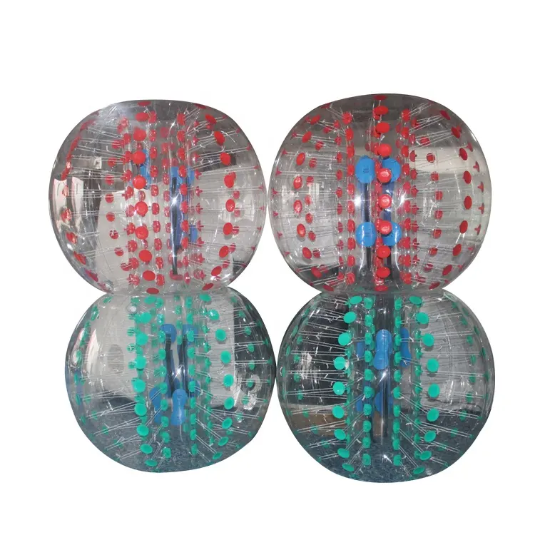 Customized TPU Body Bumper PVC Humans Soccer Bubble Ball For Sale