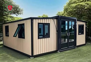 Camp de conteneurs extensibles à double aile certifié CE | Logement préfabriqué pour les travailleurs avec options de toilette/cuisine - Product Image 2