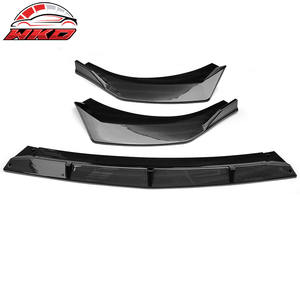 สำหรับรถยนต์ฮุนได เอลันตร้า ปี 2021-2023 รุ่น 4 ประตู ซีดาน ลายคาร์บอนไฟเบอร์ ชุดแต่งกันชนหน้า 3 ชิ้น วัสดุ PP คุณภาพสูง - Product Image 5