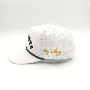 High Quality Business Custom Embroidery Baseball <b>Caps</b> Waterproof Performance Adjustable Running Leopard Dobby Argyle Snapback 5 - Product Image 5