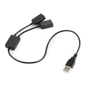 HUB USB Portátil - Conecta Dos Dispositivos USB 2.0 Simultáneamente (Ratón, Teclado, Unidad Flash USB, Control de Juegos) - Product Image 1