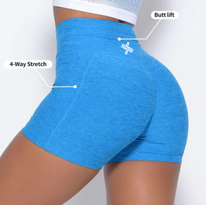 Pantalones Cortos Deportivos MIQI OEM para Mujer, de Secado Rápido, con Efecto Push-Up, para Gimnasio, Ropa Deportiva, Fitness, Yoga - Product Image 1