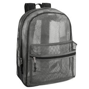Colorful Transparent Mesh <b>Backpacks</b> with Padded Straps <b>Large</b> Mesh <b>Backpacks</b> for Kids Adults School Beach - Product Image 1
