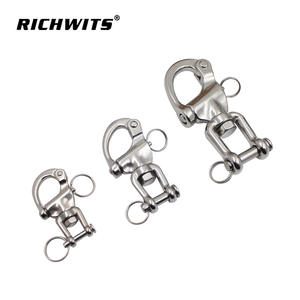 316 Stainless Steel Fork-Type Rotary Quick-Release <b>Shackle</b> Hand-Pulled Spring <b>Shackle</b> for Marine Hardware - Product Image 4