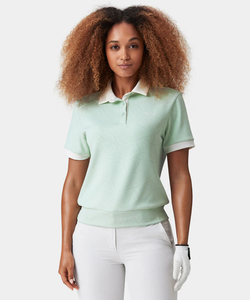 Muta personalizzata <span class=keywords><strong>Tech</strong></span> rilassata Outdoor abbigliamento attivo Fitness traspirante veloce asciutto Golf Polo magliette per le donne - Product Image 2