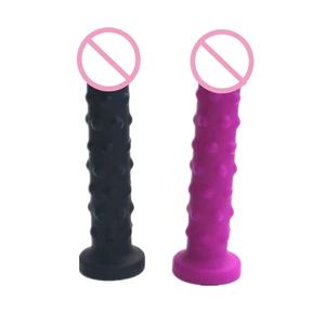 Dildo de Silicona con Puntos de Succión, Precio de Fábrica, Venta al por Mayor para Mujeres, Dildos para Mujeres, Masturbador Vaginal, Juguetes Sexuales para Adultos - Product Image 4
