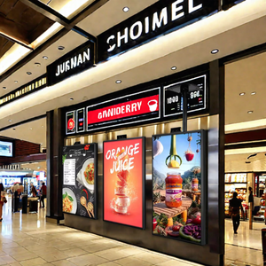 Hxxk hai mặt cửa sổ hiển thị LCD kiosk treo trần dọc gắn bảng hiệu kỹ thuật số cho cửa hàng bán lẻ & cửa sổ sử dụng thang máy - Product Image 5