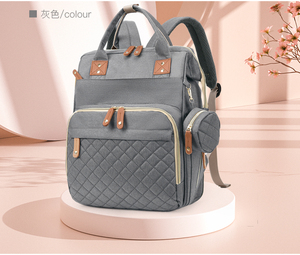 Sac à dos à langer multifonctionnel Lvteng ZWX B28 en tissu Oxford de haute qualité, durable, avec fermeture éclair, grande capacité, idéal pour les voyages - Product Image 6