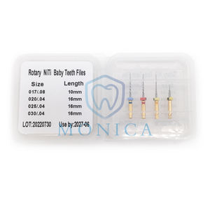 4 unids/pack nuevos tipos de limas de conducto radicular Dental BB T-files (limas de dientes de bebé) limas rotativas de <span class=keywords><strong>pulpa</strong></span> de dientes activadas térmicamente - Product Image 3