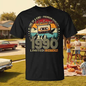 T-shirt vintage 1990, édition limitée, cadeau d'anniversaire pour hommes et femmes nés en décembre - Product Image 3