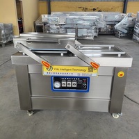 Machine d'emballage sous vide commerciale à double chambre pour fromages, plats préparés, boulettes de viande, produits à base de poulet – Équipement d'emballage sous vide