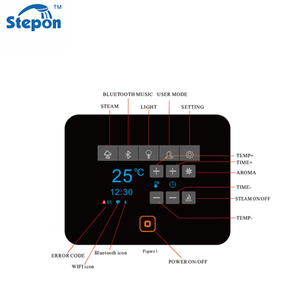 Stepon Tắm Hơi 4.5kW-18kw Ứng Dụng Điều Khiển Wifi Chức Năng Kỹ Thuật Số Bảng Điều Khiển Tắm Hơi Máy Tắm Hơi Máy Phát Điện Cho Phòng Hơi Nước - Product Image 3