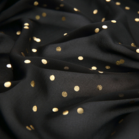Haute Qualité Personnalisé Disponible 18 Torsion Mousseline de Soie Bronzage 100% Recyclé Polyester Tissu Imprimé