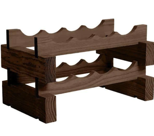 Exhibidores de Botellas de Vino de Madera de Caoba de Lujo (Individuales / Modulares) - Product Image 1