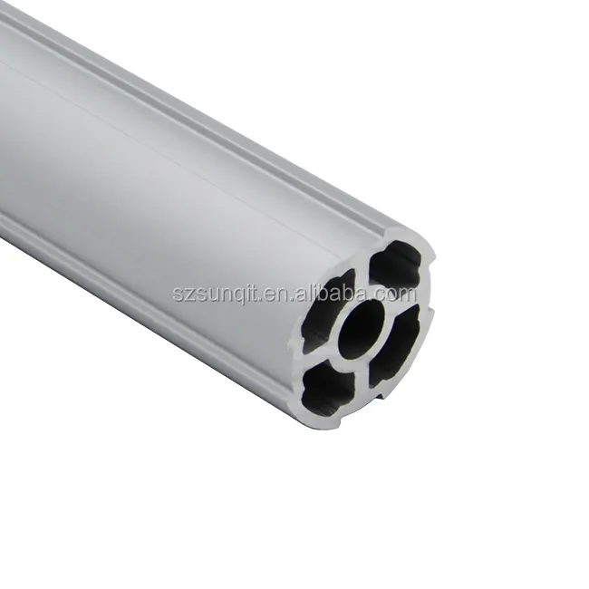 Pipa Bulat Persegi Lean Tube Sunqit Paduan Aluminium Aloi untuk Sistem Perakitan Otomatis Sambungan Pipa Kecil