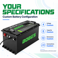 Baterai Golf Cart 72V 105Ah LiFePO4 Kit Baterai Lithium Daya Tinggi Smart BMS Bluetooth untuk Golf Cart Listrik Buggy