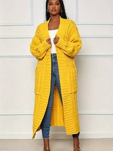 Felpa con Cappuccio Lunga, Comoda, Monocolore, Elegante e di Tendenza, Popolare in Primavera, Top da <span class=keywords><strong>Donna</strong></span> dal Taglio Ampio - Product Image 2