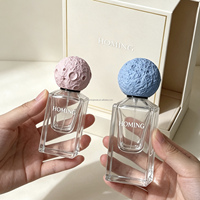 Botol Parfum Kosong Transparan 30ml 50ml Mewah Dengan Kotak Kertas Karton Murni Custom