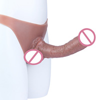 Pantalon en cuir silicone ajouré pour hommes, outil de massage corporel masculin