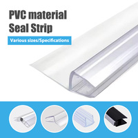Bande d'étanchéité transparente en caoutchouc/silicone/PVC de haute qualité pour parois de douche en verre et portes - Vente en gros