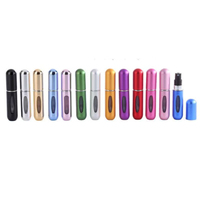 Botol Parfum Mini Isi Ulang 5ml 8ml 10ml 12ml, Botol Semprot Parfum Aluminium Ukuran Perjalanan, Parfum Isi Ulang Perjalanan